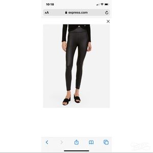 Express Leather Leggings